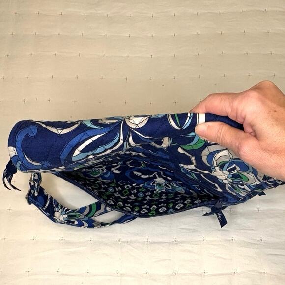 Vera Bradley Mediterranean Blue Messenger Bag - Picture 5 of 14